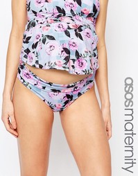 Бикини-топ для беременных с цветочным принтом ASOS Maternity