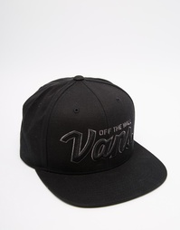 Черная бейсболка Vans Wilmington V2TWY30 - Черный