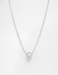 Короткое ожерелье с миниатюрной подвеской в виде черепа ASOS