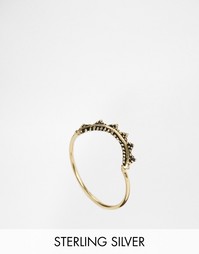 Серебряное фестивальное кольцо с полумесяцем ASOS