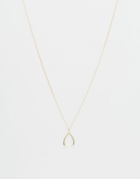 Ожерелье с подвеской Orelia - Бледно-золотистый