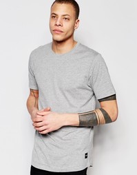 Футболка с круглым вырезом Only &amp; Sons - Светло-серый меланж