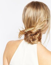 Гребень для волос с листиком ASOS - Золотой