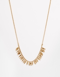 Длинное ожерелье Pieces Brite - Золотой