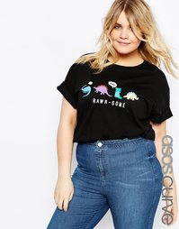 Футболка ASOS CURVE Rawr-Some - Принт