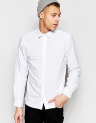 Белая оксфордская рубашка слим Waven Mimir - Белый