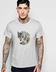 Футболка с логотипом Fjallraven Rock - Серый