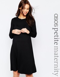 Свободное платье для беременных с длинными рукавами ASOS Maternity PET