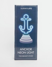 Неоновый мини-светильник в виде якоря Sunnylife - Мульти