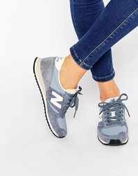 Кроссовки в винтажном стиле New Balance 420 Baby Blue - Нежно-голубой
