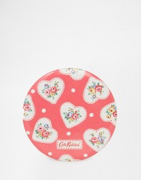 Компактное зеркальце с принтом сердечек и кружева Cath Kidston