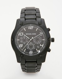 Черные часы с хронографом из нержавеющей стали Michael Kors Caine MK84
