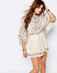 Полупрозрачное платье с вышивкой Free People Frida