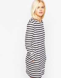 Трикотажное платье в полоску ASOS - Мульти