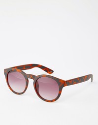 Черепаховые круглые солнцезащитные очки в стиле ретро Monki