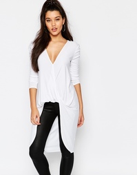 Туника с перекрестным дизайном спереди Missguided - Белый