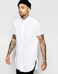 Суперудлиненная рубашка ASOS White - Белый