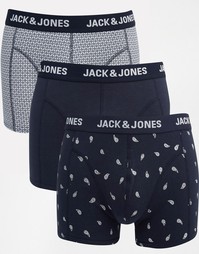 Комплект из 3 боксеров-брифов Jack &amp; Jones - Синий