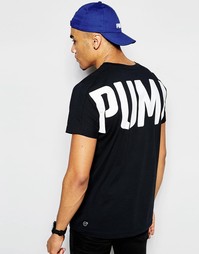 Футболка с принтом сзади Puma Evolution - Черный