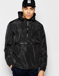 Черная куртка через голову с капюшоном ASOS - Черный