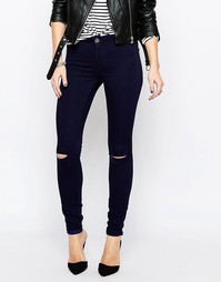 Облегающие джинсы Vila Commit - Темный синий