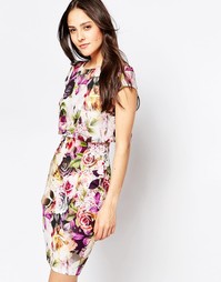 Платье с цветочным узором на топе Jessica Wright Kylie
