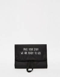 Дорожный кошелек Pack Your Stuff Monki - Черный