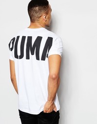 Футболка с принтом сзади Puma Evolution - Белый
