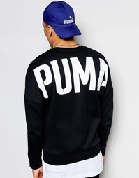 Свитшот с принтом на спине Puma Evolution - Черный