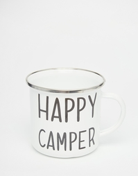 Походная кружка Sass &amp; Belle Happy Camper - Белый