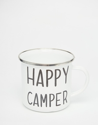 Походная кружка Sass &amp; Belle Happy Camper - Белый