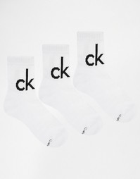 3 пары носков Calvin Klein - Белый