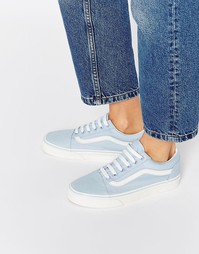 Голубые кроссовки Vans Old Skool - Skyway