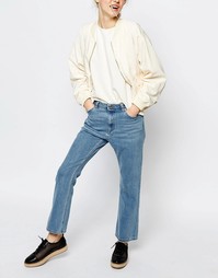 Укороченные джинсы Monki - Синий