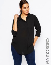 Повседневная блузка ASOS CURVE - Черный