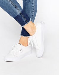 Белые кожаные кроссовки Vans - Классический белый