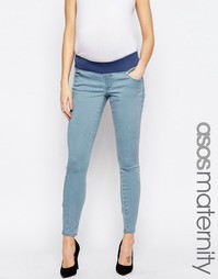 Выбеленные джинсы для беременных ASOS Maternity Sculpt Me Premium