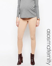 Розовые джинсы для беременных ASOS Maternity Sculpt Me - Розовый