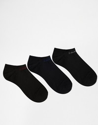 3 пары спортивных носков Calvin Klein - Черный