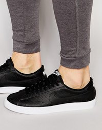 Классические черные кроссовки Nike Tennis AC 377812-038 - Черный
