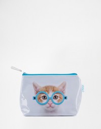 Косметичка с кошкой в очках Catseye - Кошка в очках