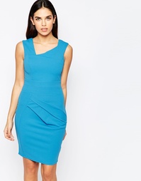 Платье мини с плиссировкой Lipsy - Синий
