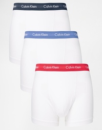 Комплект из 3 эластичных боксеров-брифов Calvin Klein - Белый
