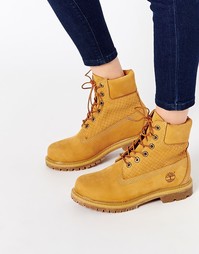 Бежевые ботинки премиум 6 дюймов Timberland Icon - Пшеничный