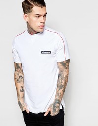 Футболка с отделкой кантом на плечах Ellesse - Белый