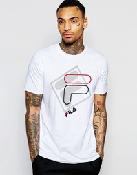 Футболка с принтом Fila Vintage - Белый