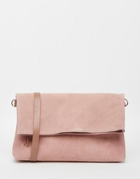 Замшевая сумка через плечо Jack Wills Northcote - Румяный розовый