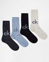 Комплект из 4 пар носков Calvin Klein - Мульти