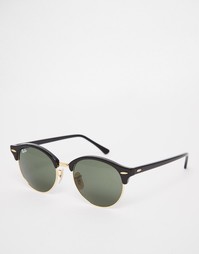 Круглые солнцезащитные очки Клабмастер Ray‑Ban - Черный