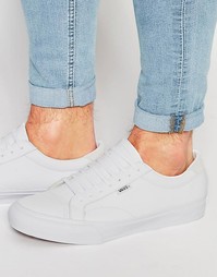 Белые кожаные кроссовки Vans Court V4OWL3H - Белый